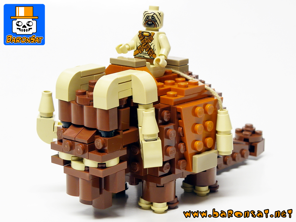 star wars Bantha moc custom models made of lego bricks