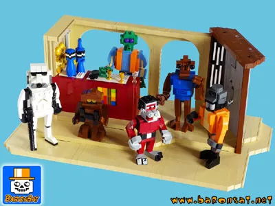 Lego Cantina Kenner MOC custom Model Lego Cantina Kenner MOC custom Model