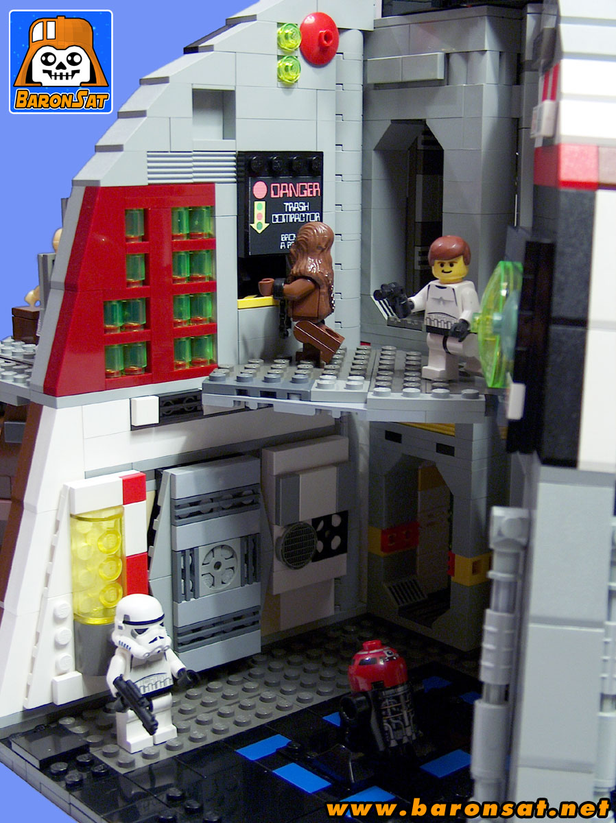 Lego moc Death Star Side View