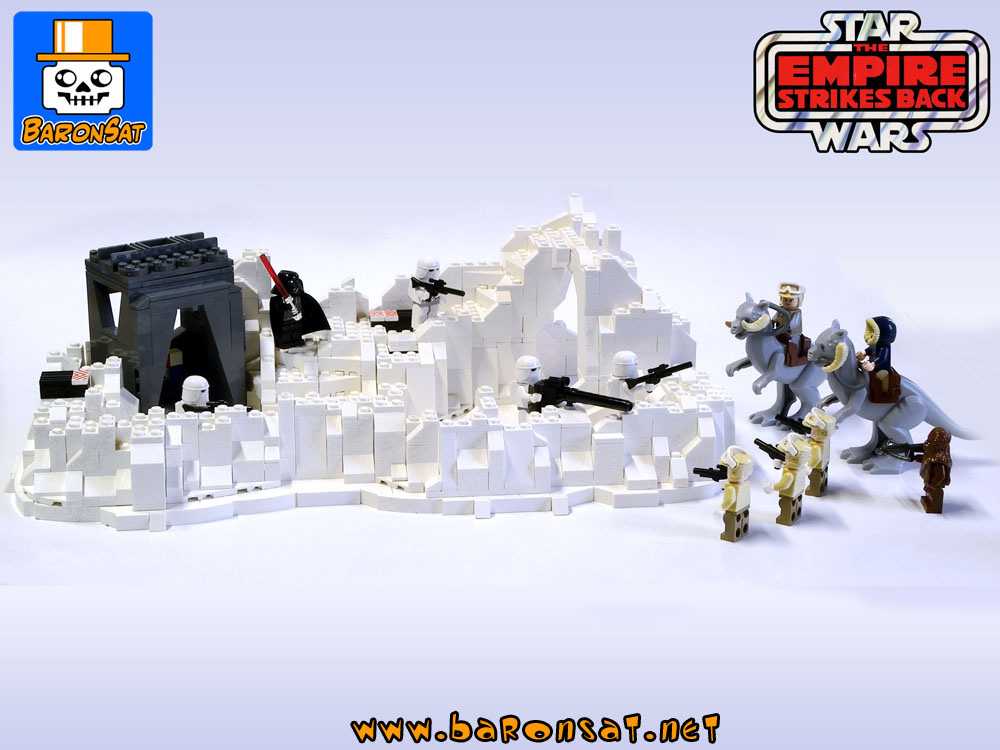 Lego Imperial Base Hoth custom bricks model