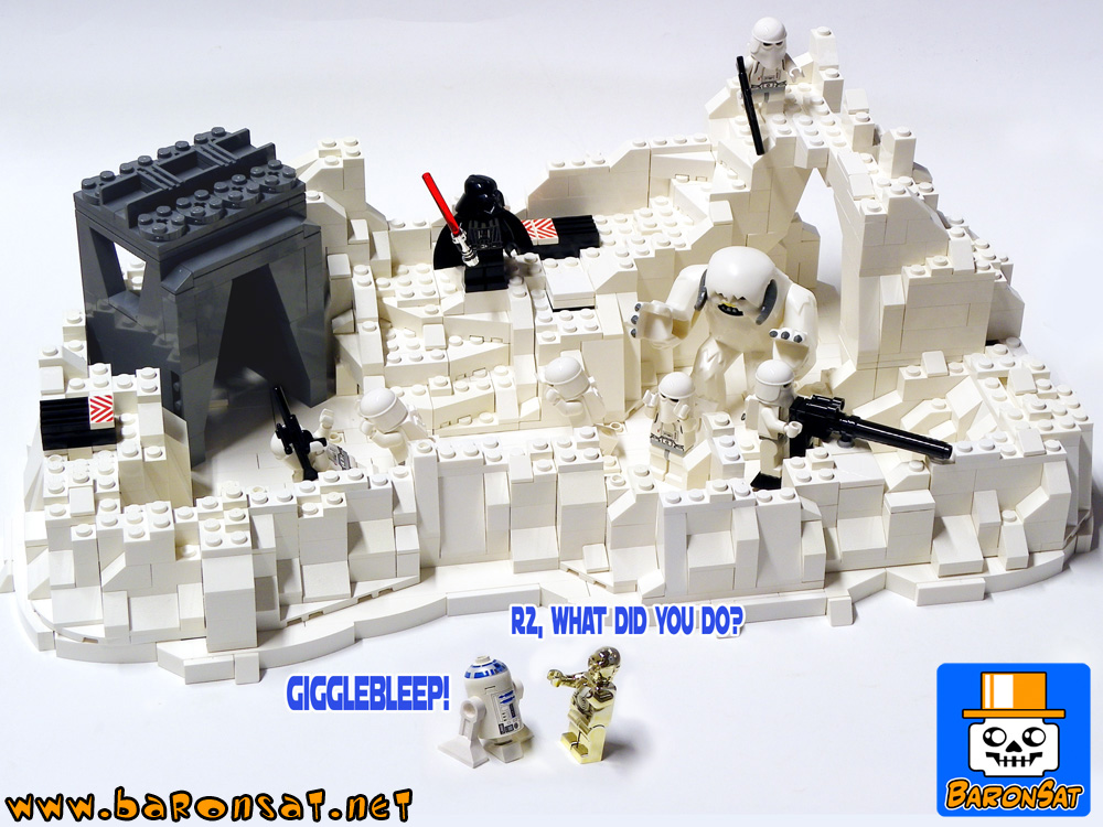 Lego Imperial Attack Base Hoth custom bricks model_2