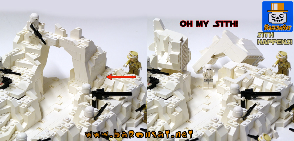 Lego Imperial Attack Base Hoth custom bricks model_4