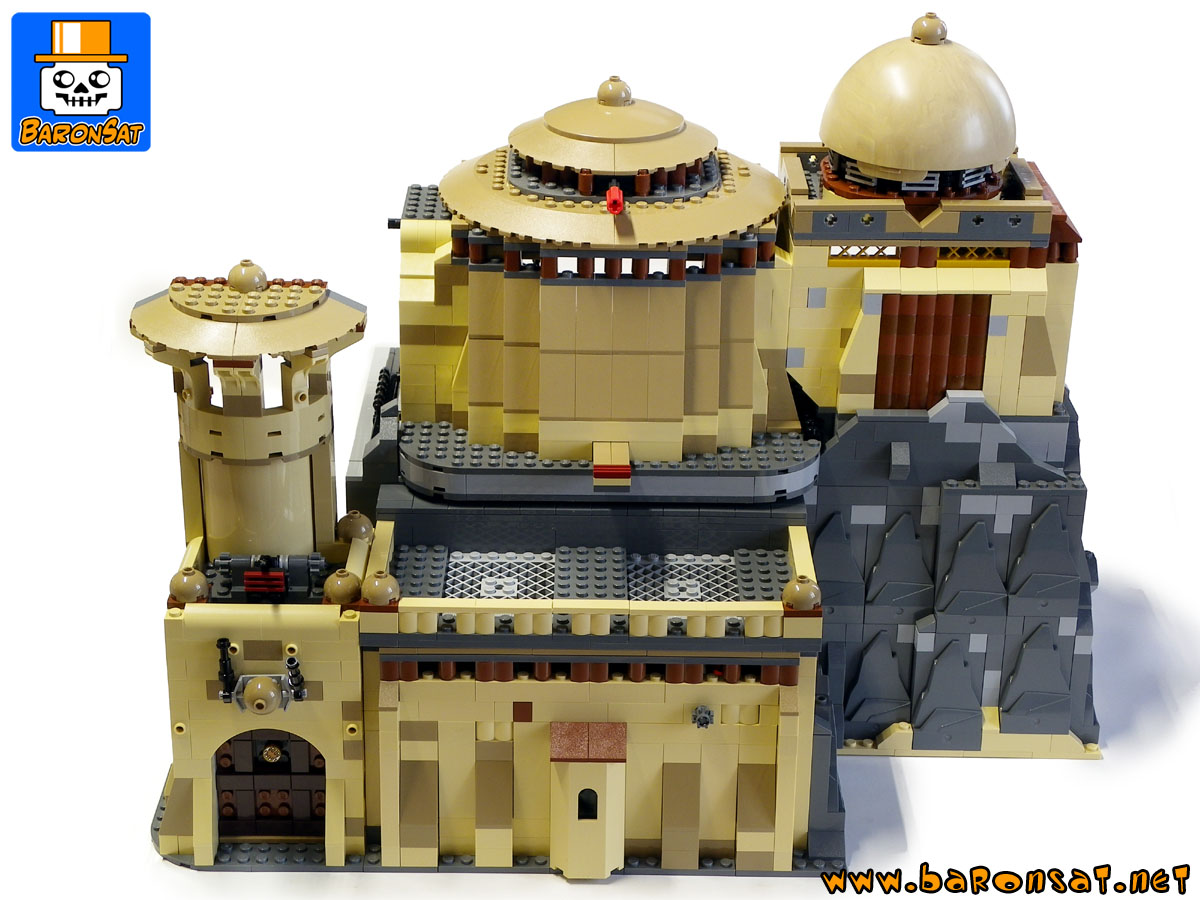 Lego moc Jabba Palace Custom Model Back View