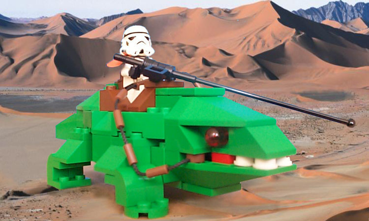 Lego moc Patrol Dewback Rider