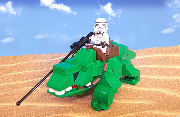 Lego moc Patrol Dewback Early Version