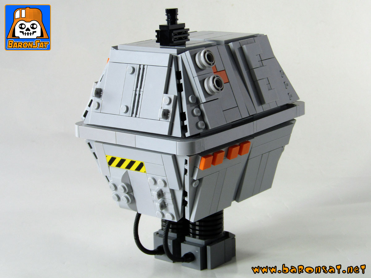 Lego moc Large Gonk Droid Model Back View