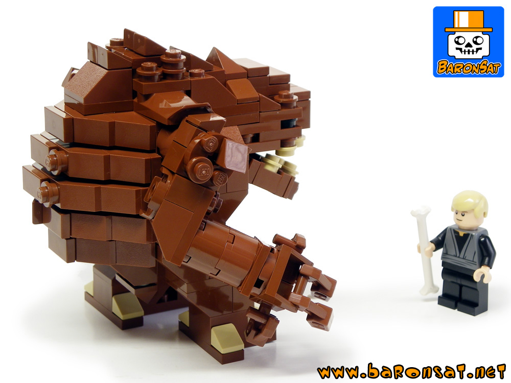 Lego bricks moc Rancor custom model Back