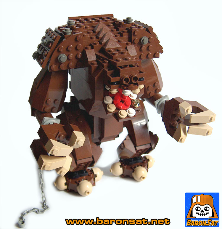 lego rancor custom model moc