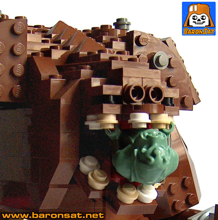 Lego Rancor Eats Guamorrean