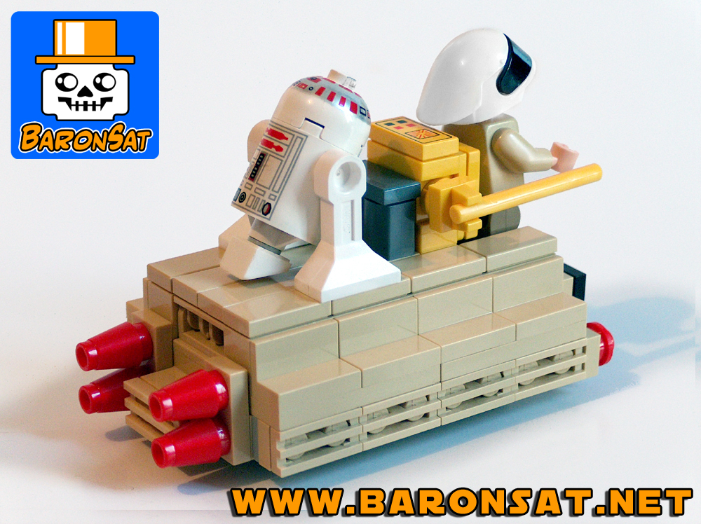 Lego Rebel Cart Custom Model Building Instructions back