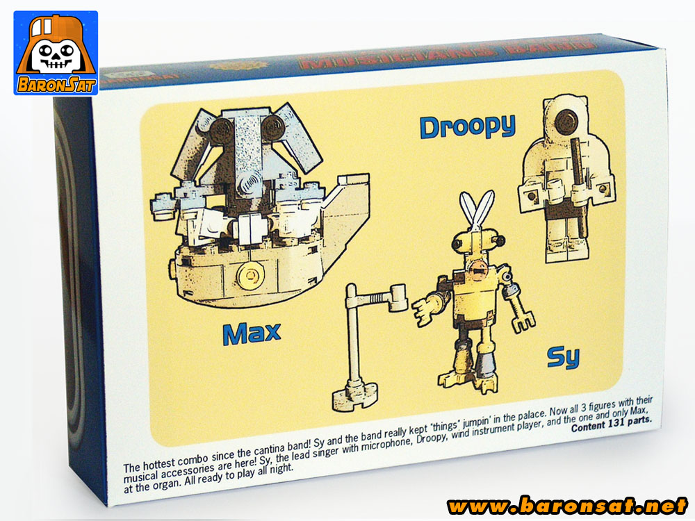 Lego moc Max Rebo Band Box Back