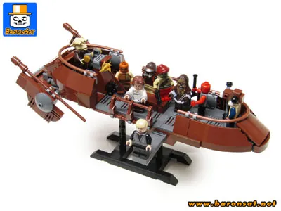 Lego tatooine skiff MOC custom Model lego tatooine skiff custom model moc