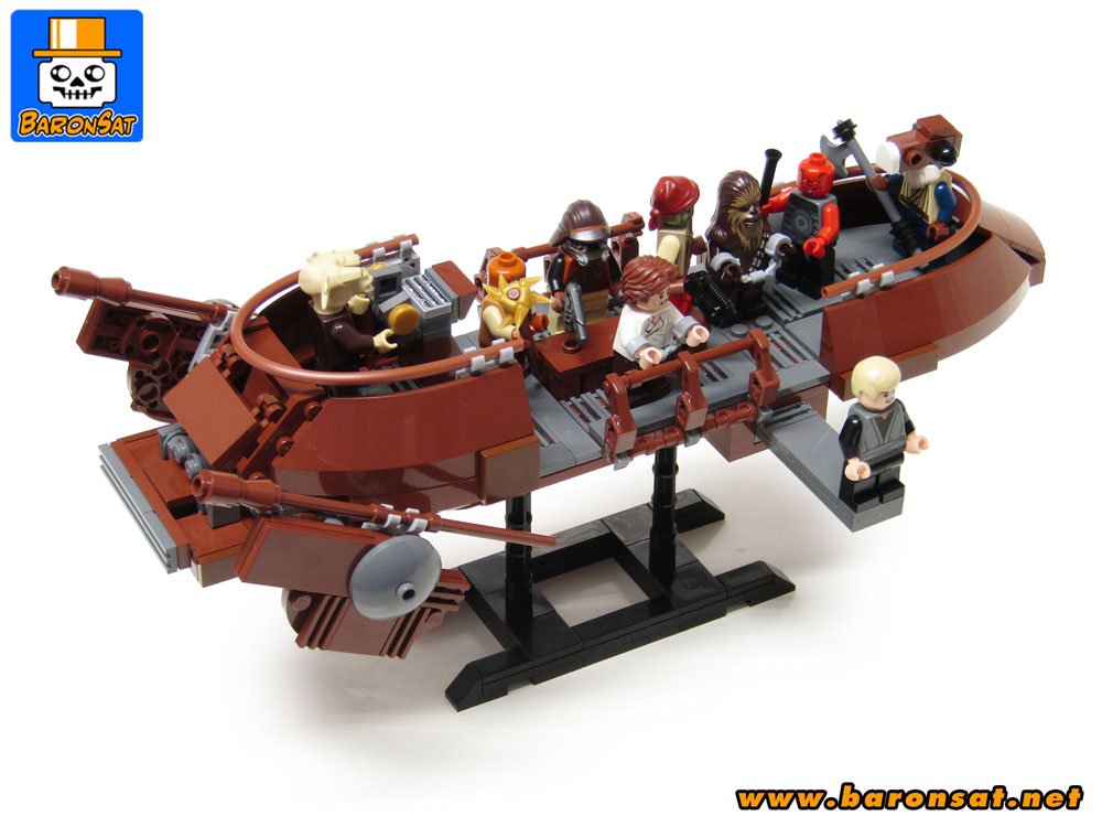 lego tatooine skiff edition custom