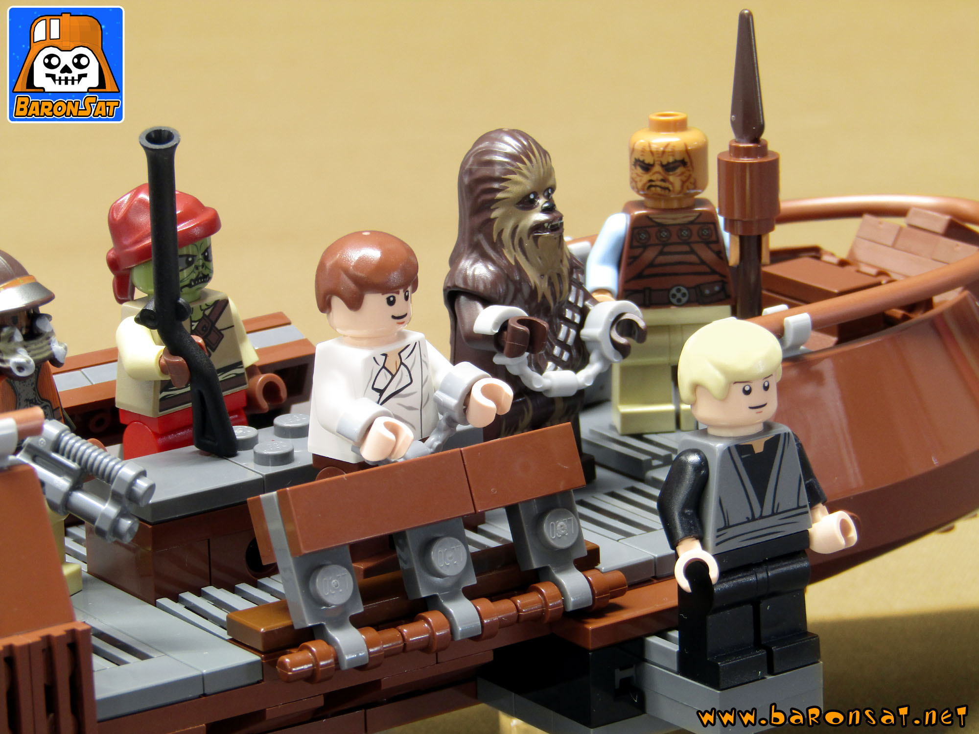 lego tatooine skiff custom