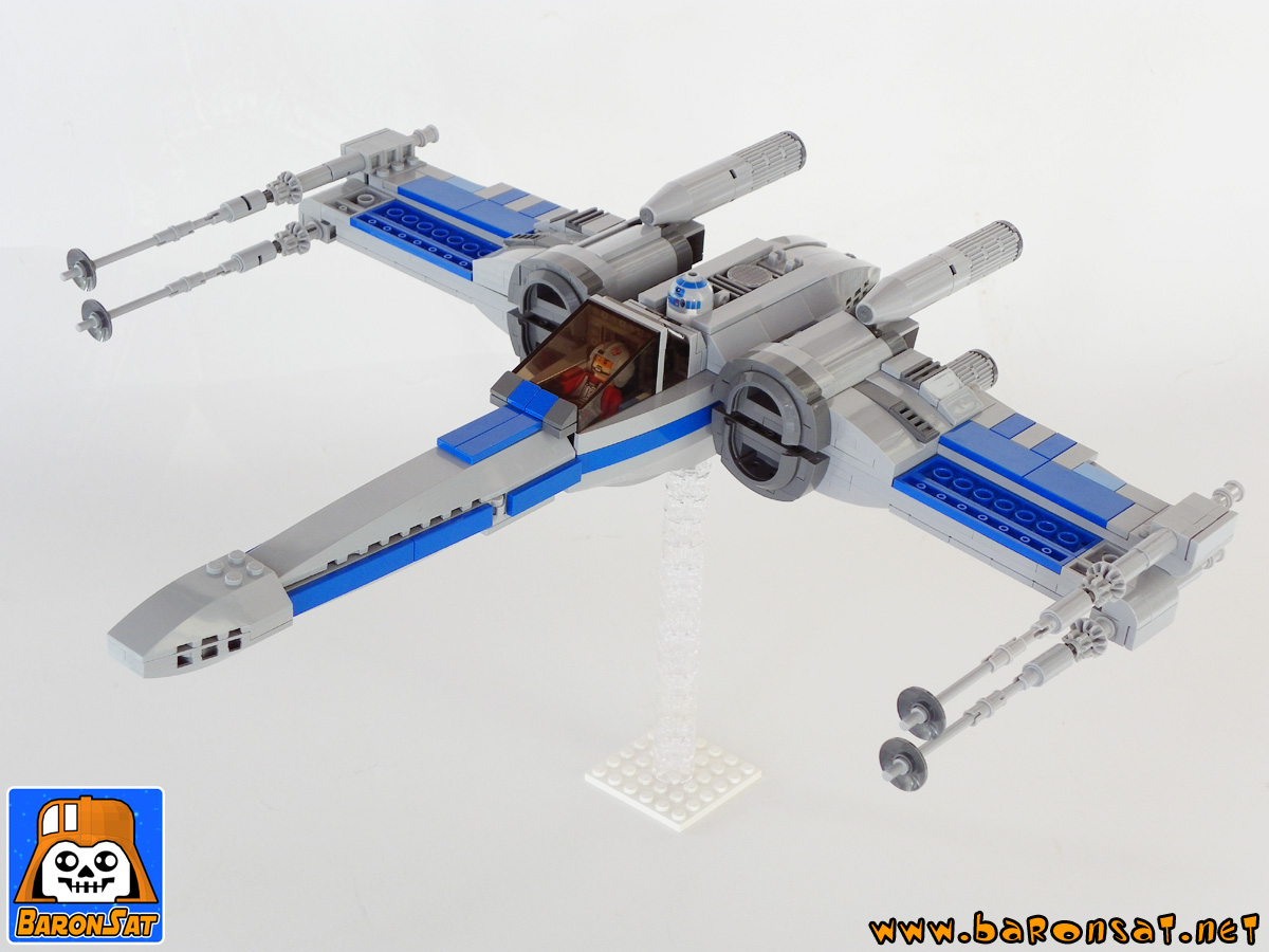 Lego moc episode 7 x-wing closed wings
