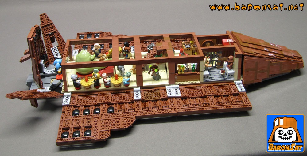 Lego moc Jabba Sail Barge CUSTOM model