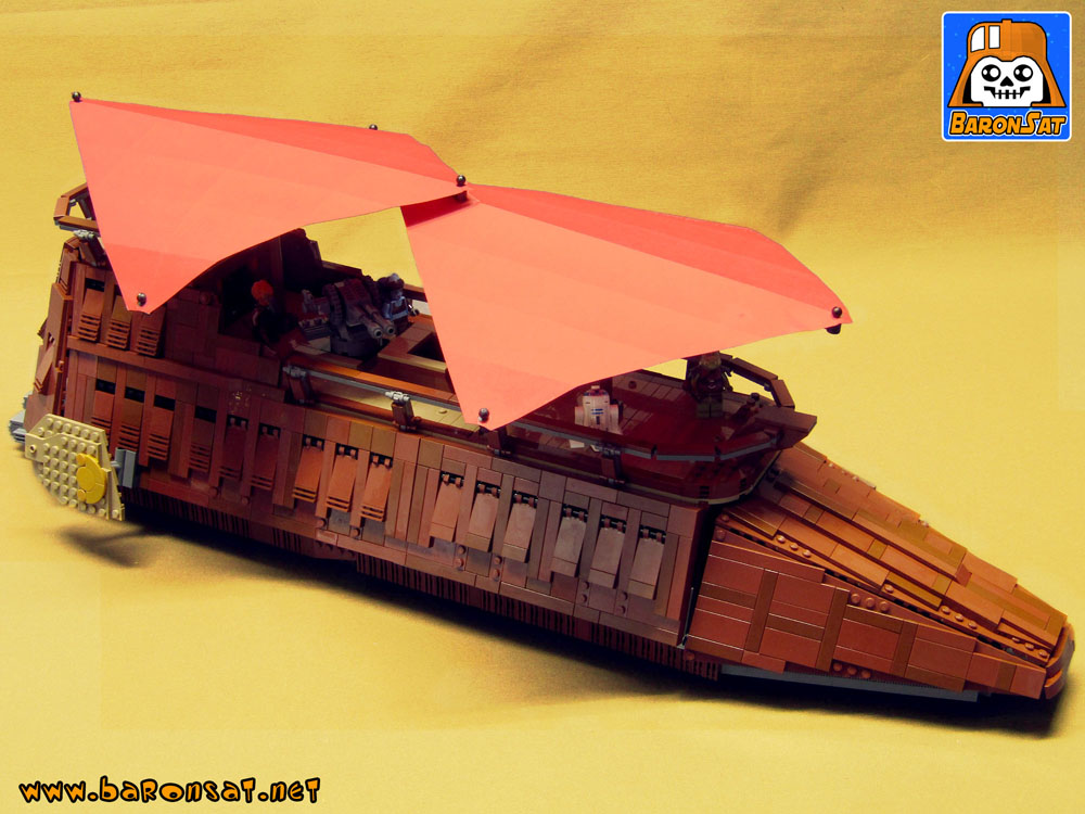 Lego moc Jabba Tatooine Vessel