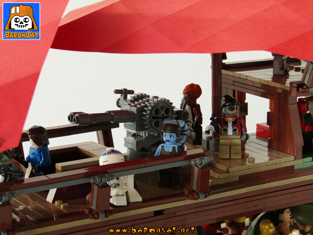 Lego moc Jabba Barge Cannon