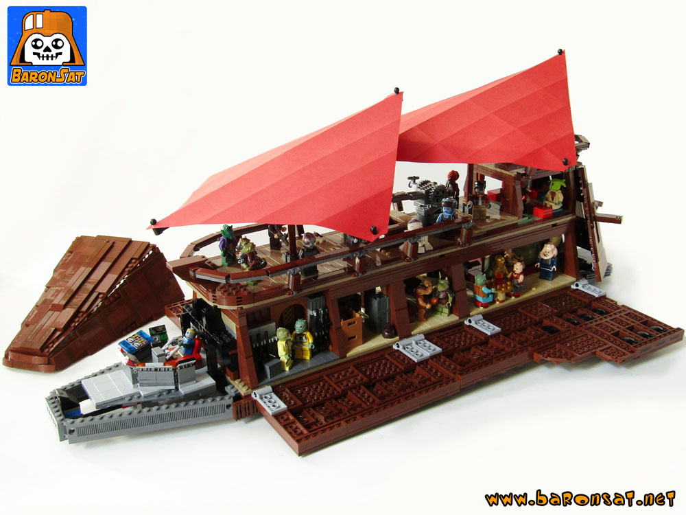Lego moc Jabba Barge Cockpit