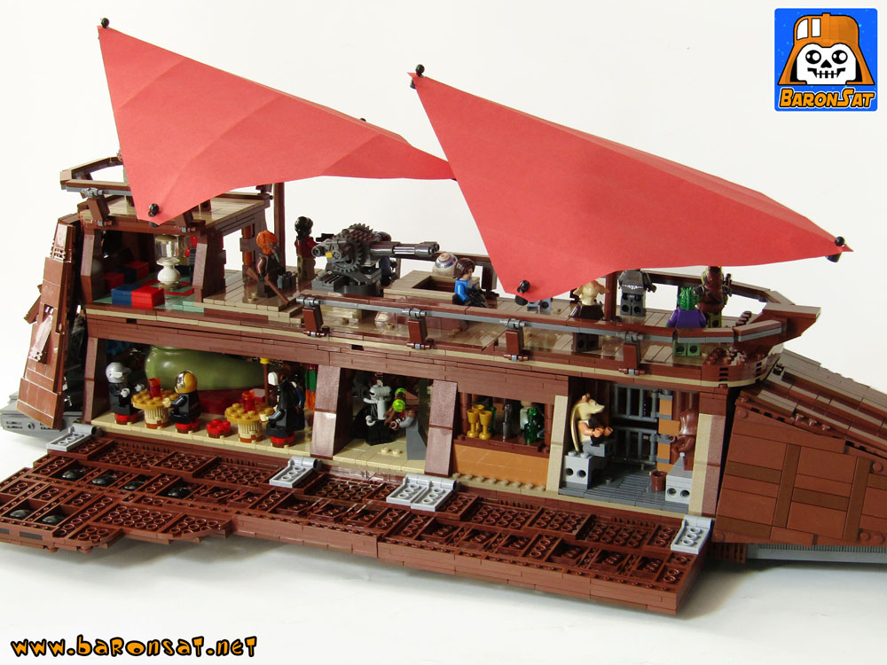 Lego moc Jabba Barge Jail Kitchen