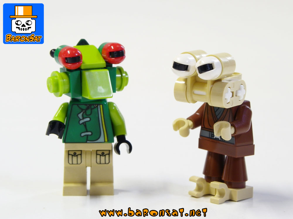 Lego moc Star Wars Frog Alien & Ithorian Minifigures