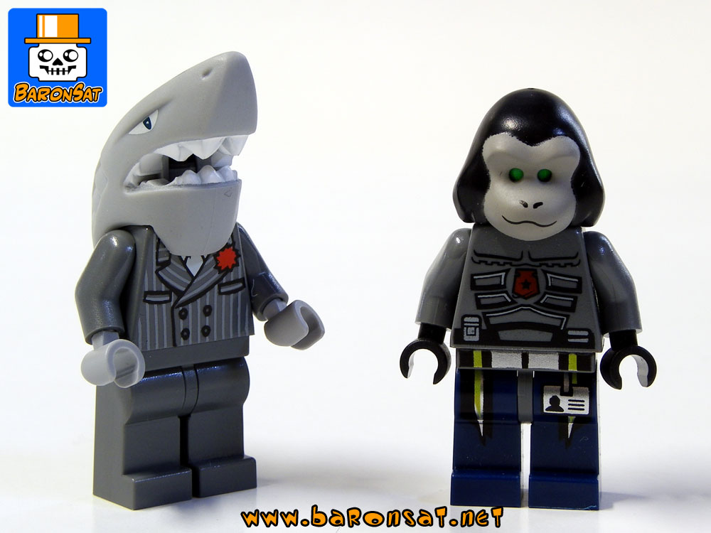 Lego moc Star Wars Shark & Ape Man Minifigures