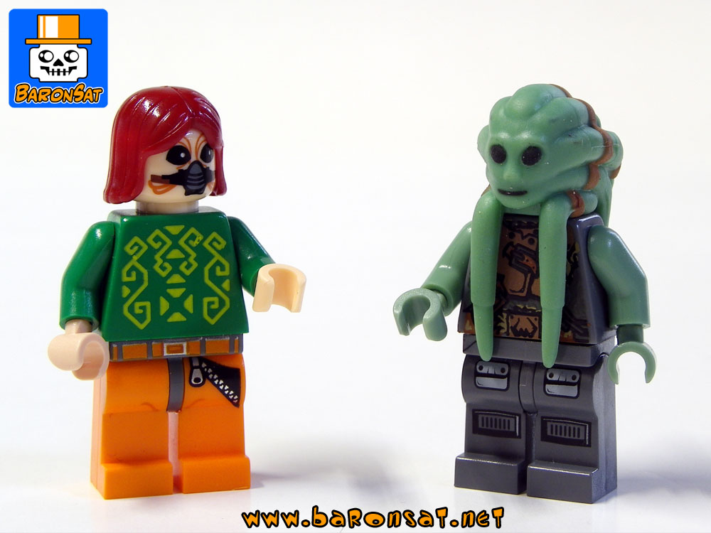 Lego moc Star Wars sullustan & Fisto Minifigures