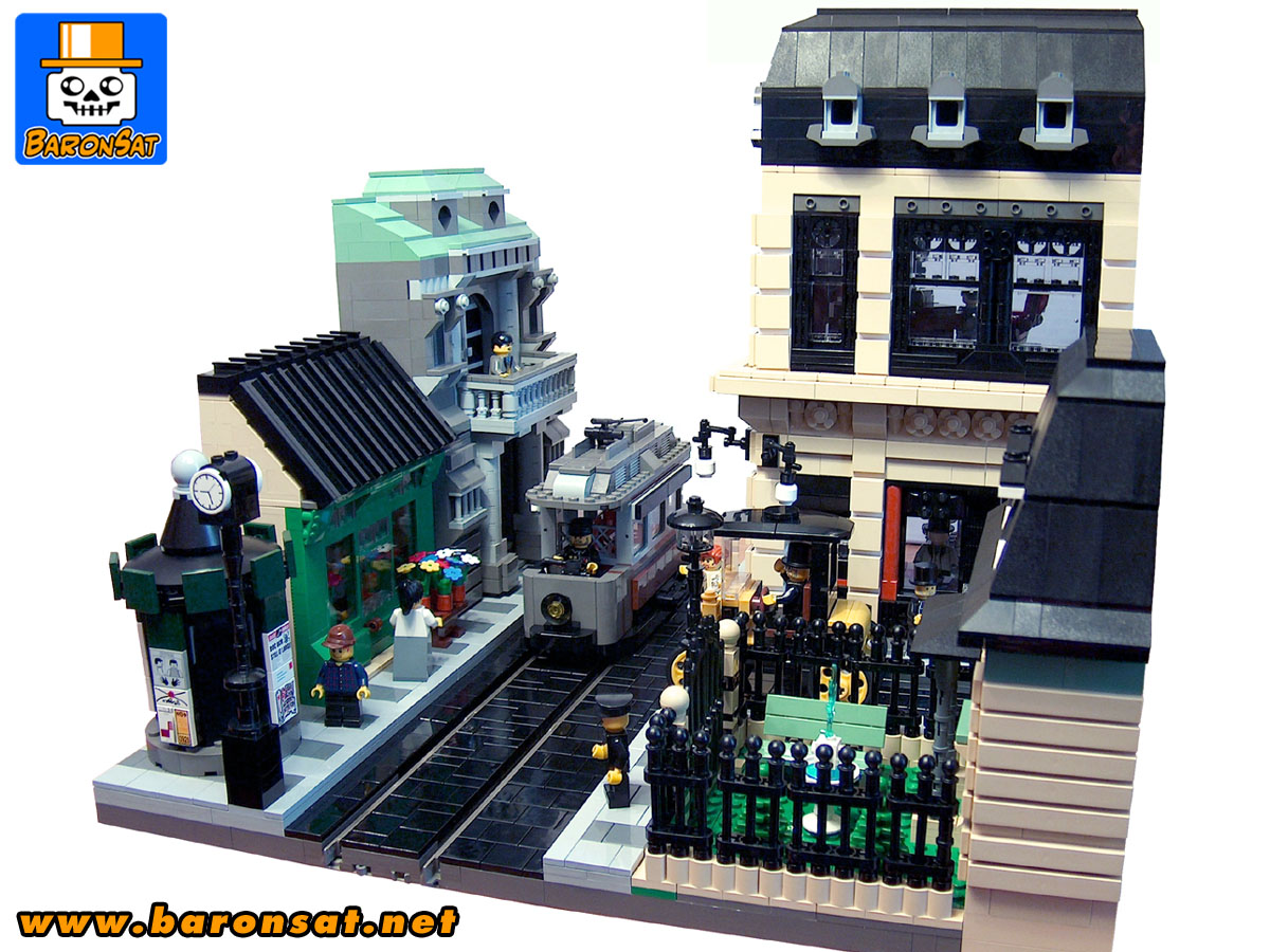 Lego moc City 1900s Street View Old Car