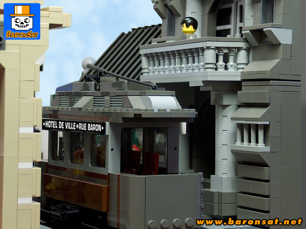 Lego moc City 1900s Tramway View