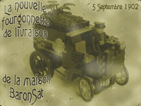 Lego moc 1900s postcard