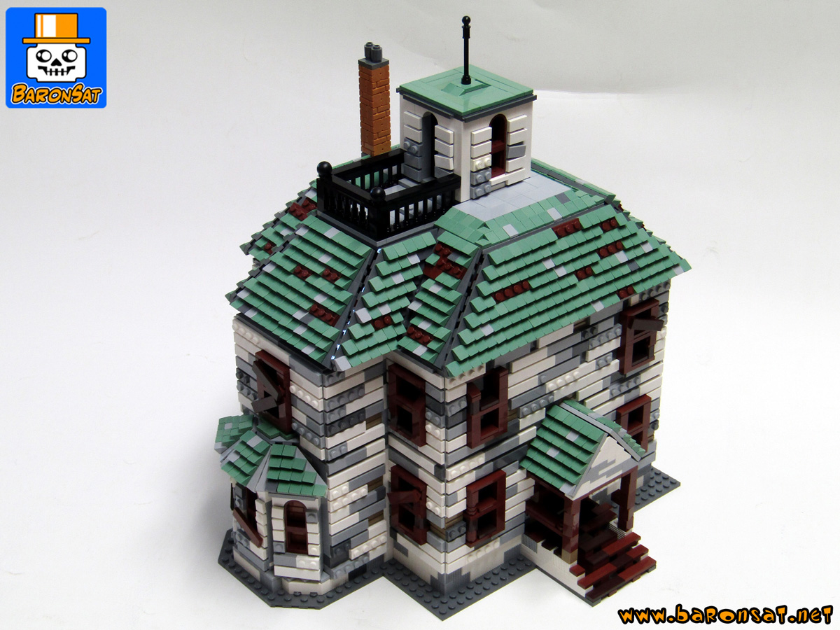 victorian haunted house top view