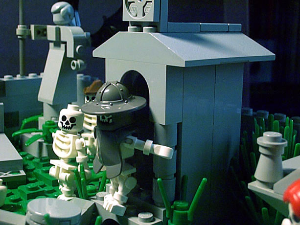 Lego grave moc model
