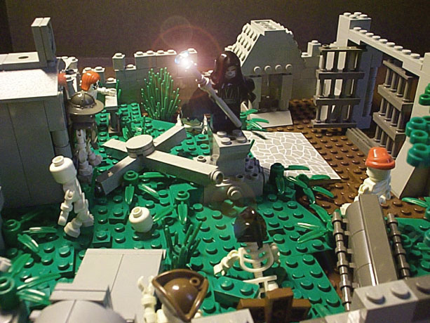 Lego necromancer reanimating the deads moc model