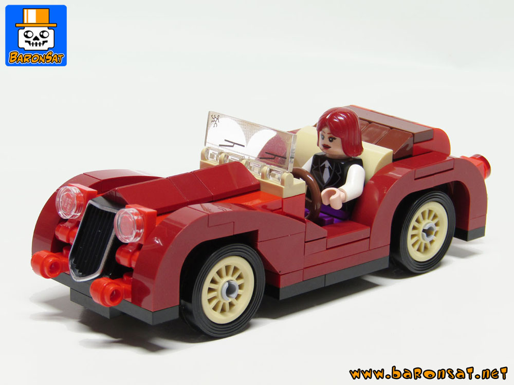 1930 cars vehicles sportscar coupe custom moc models made of lego bricks