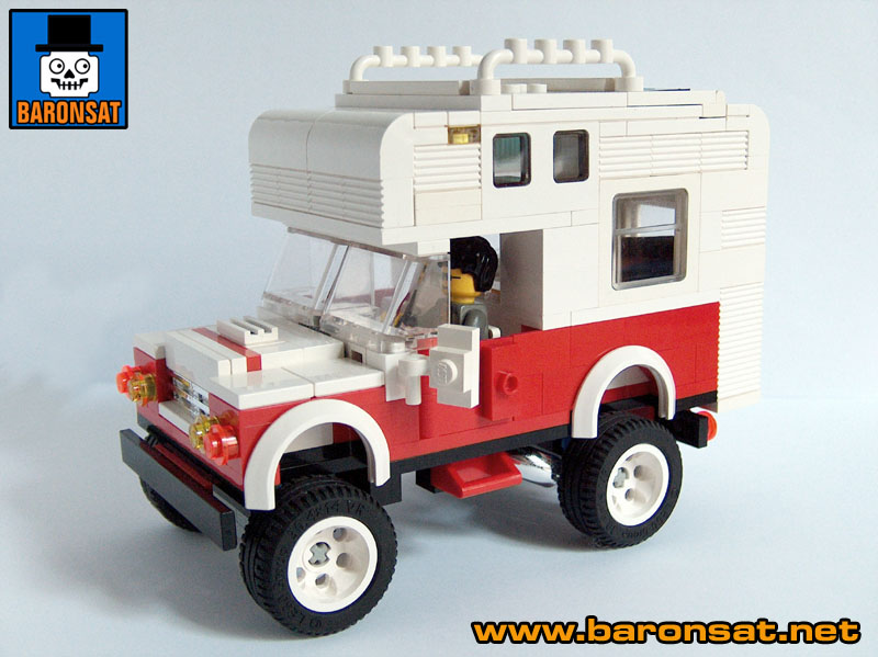 matchbox camper van custom moc models made of lego bricks