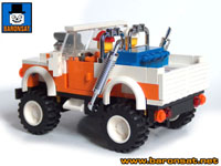 Lego moc Utility 4x4 back