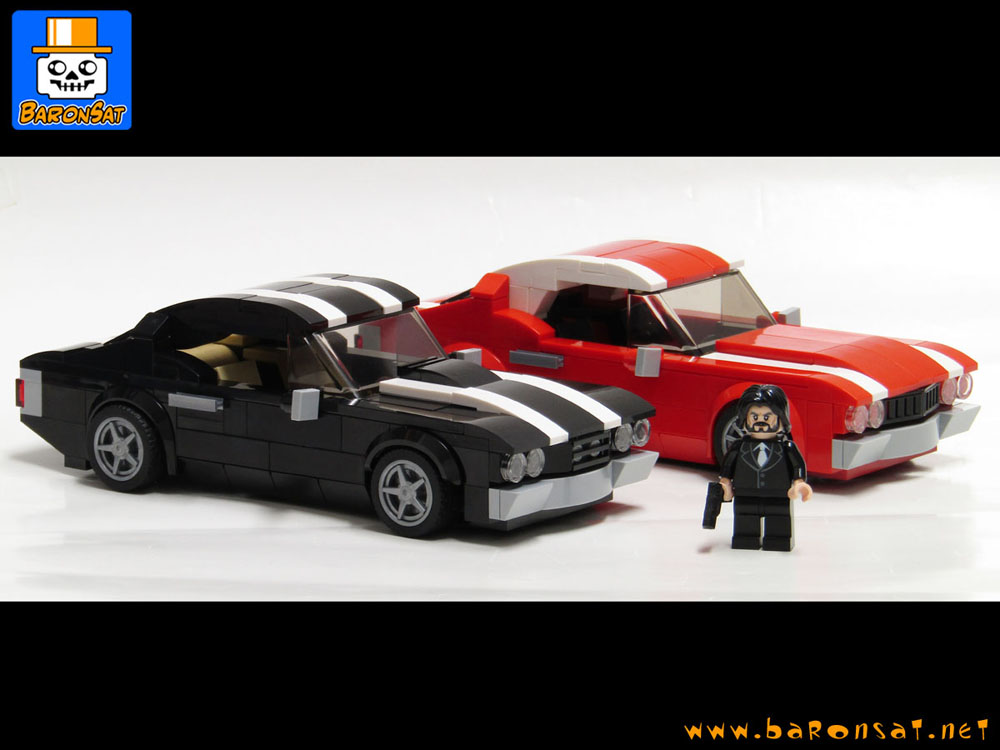 lego chevy chevelle red black