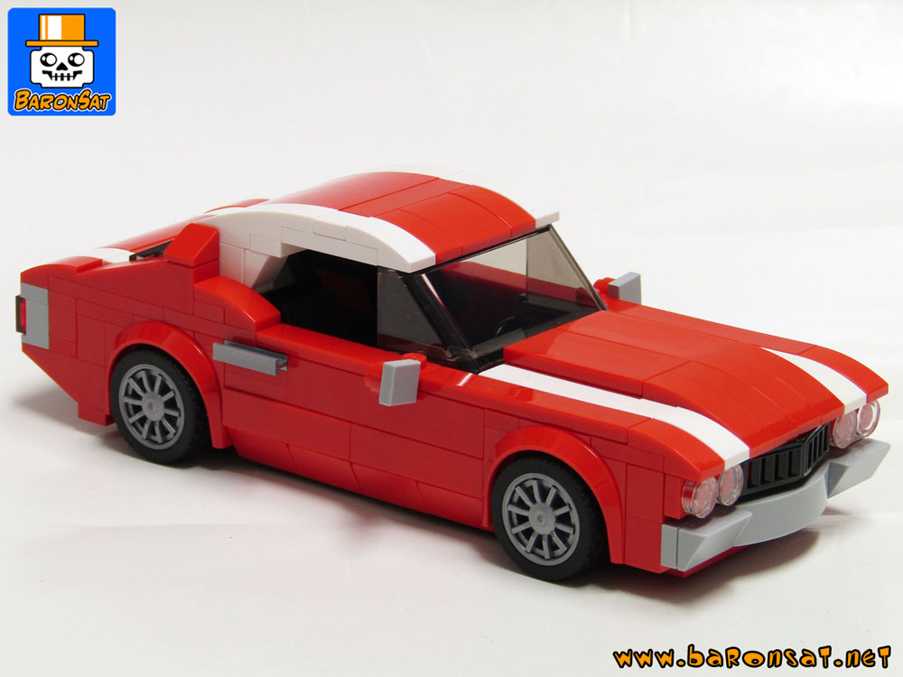 lego chevy chevelle moc instructions red 01