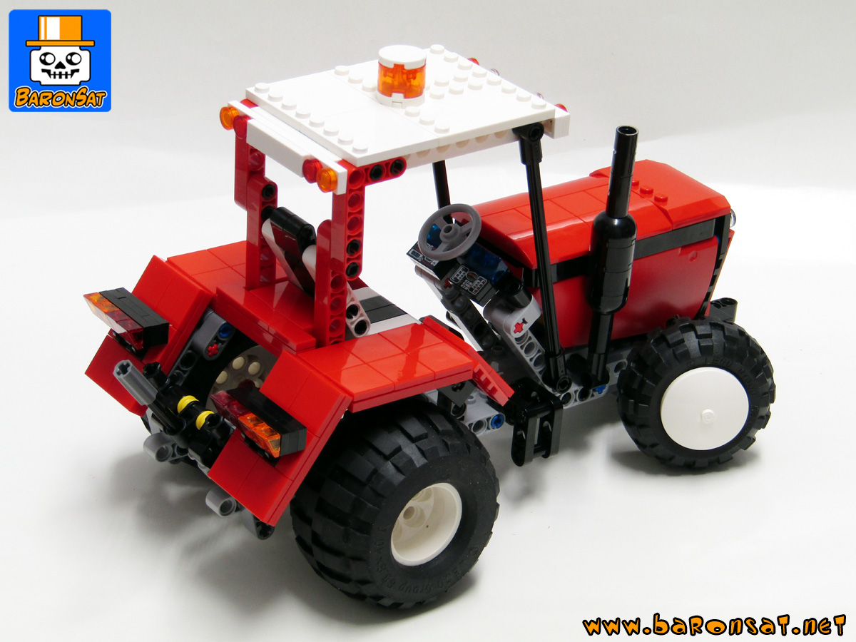 Lego moc Technic Farm Tractor Top View