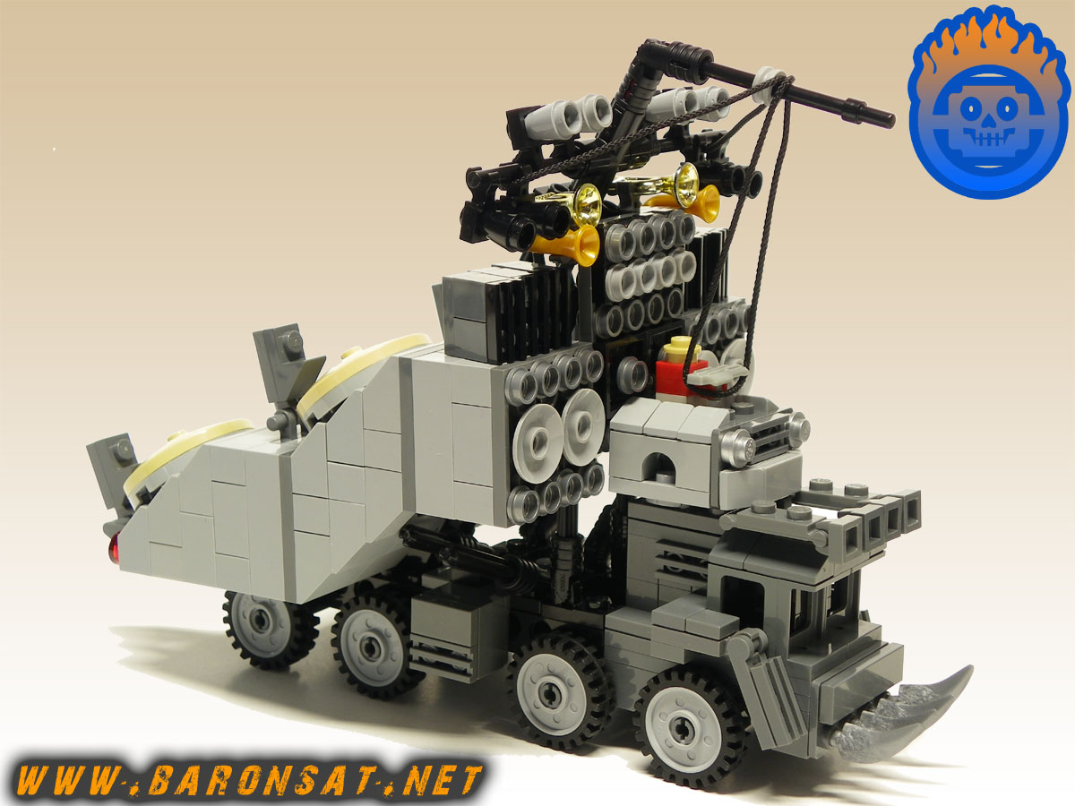 Lego moc micro THE DOOF WAGON mad max custom model