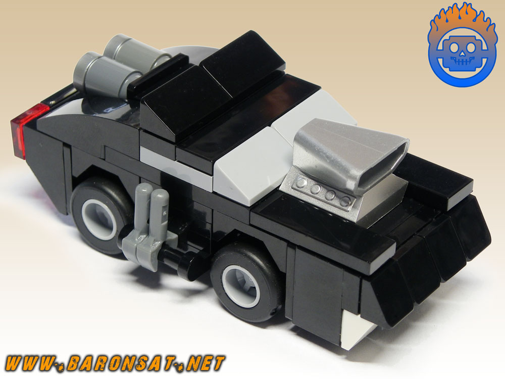 Lego moc micro Interceptor Ford Falcon mad max custom model