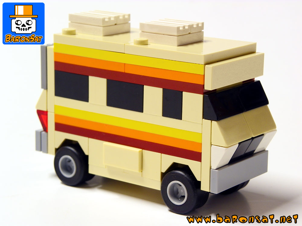 micro breaking bad winnebago custom moc models made of lego bricks