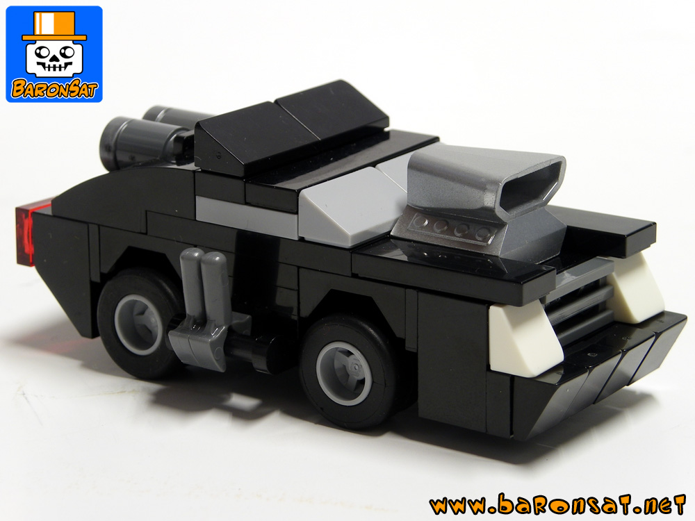 micro mad max interceptor custom moc models made of lego bricks