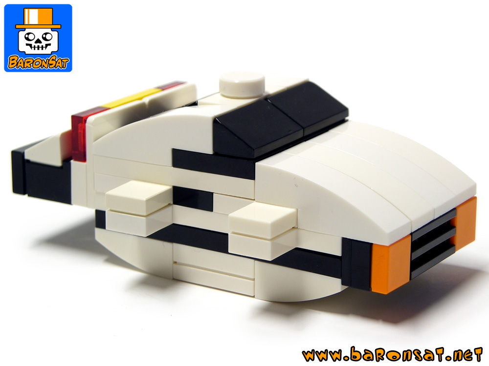 micro Lotus Spirit James Bonc spy who loved me car custom moc models made of lego bricks