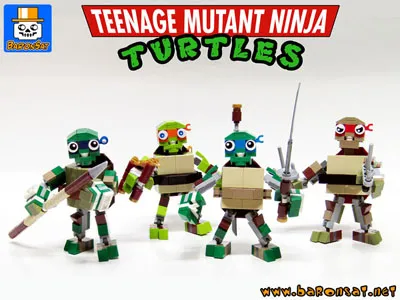 TMNT Brick Build Figures moc lego