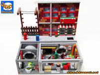 TMNT underground lair without street Lego moc