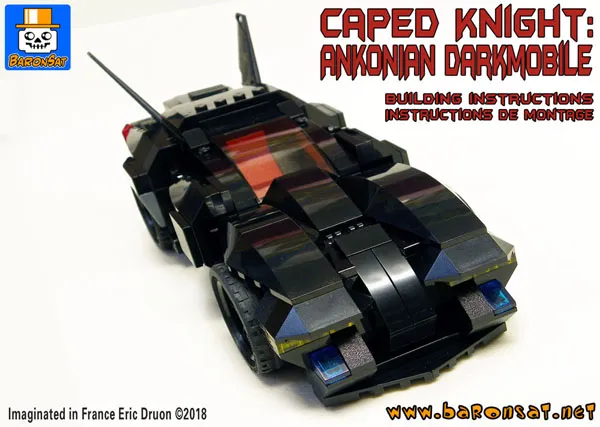 lego ankonian batmobile building instructions custom moc