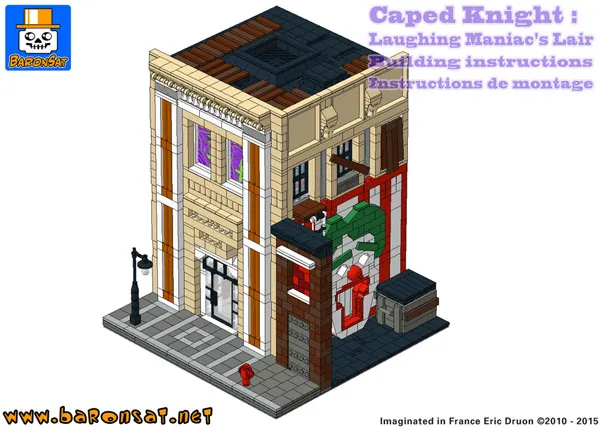 lego joker factory building instructions custom moc