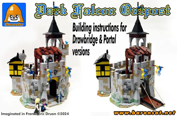 Lego moc Black Falcon Outpost Building Instructions