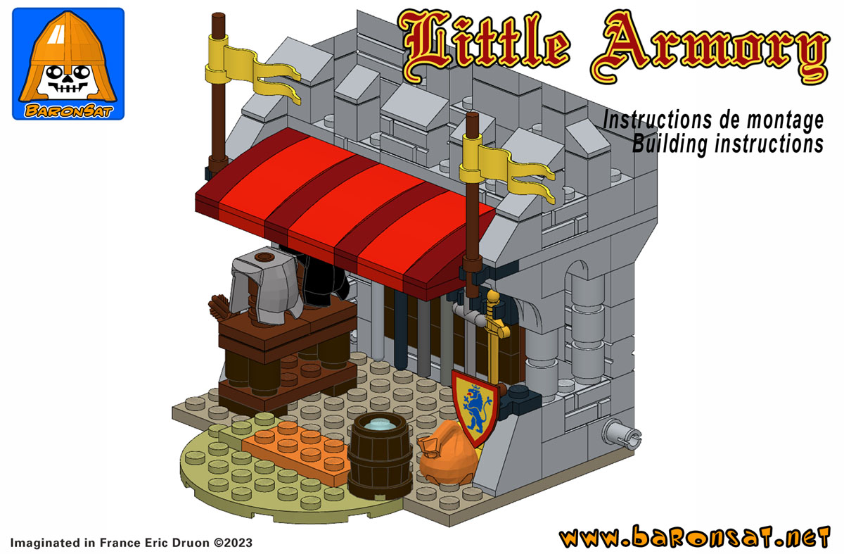 Armor shop 6041 lego moc instructions sample